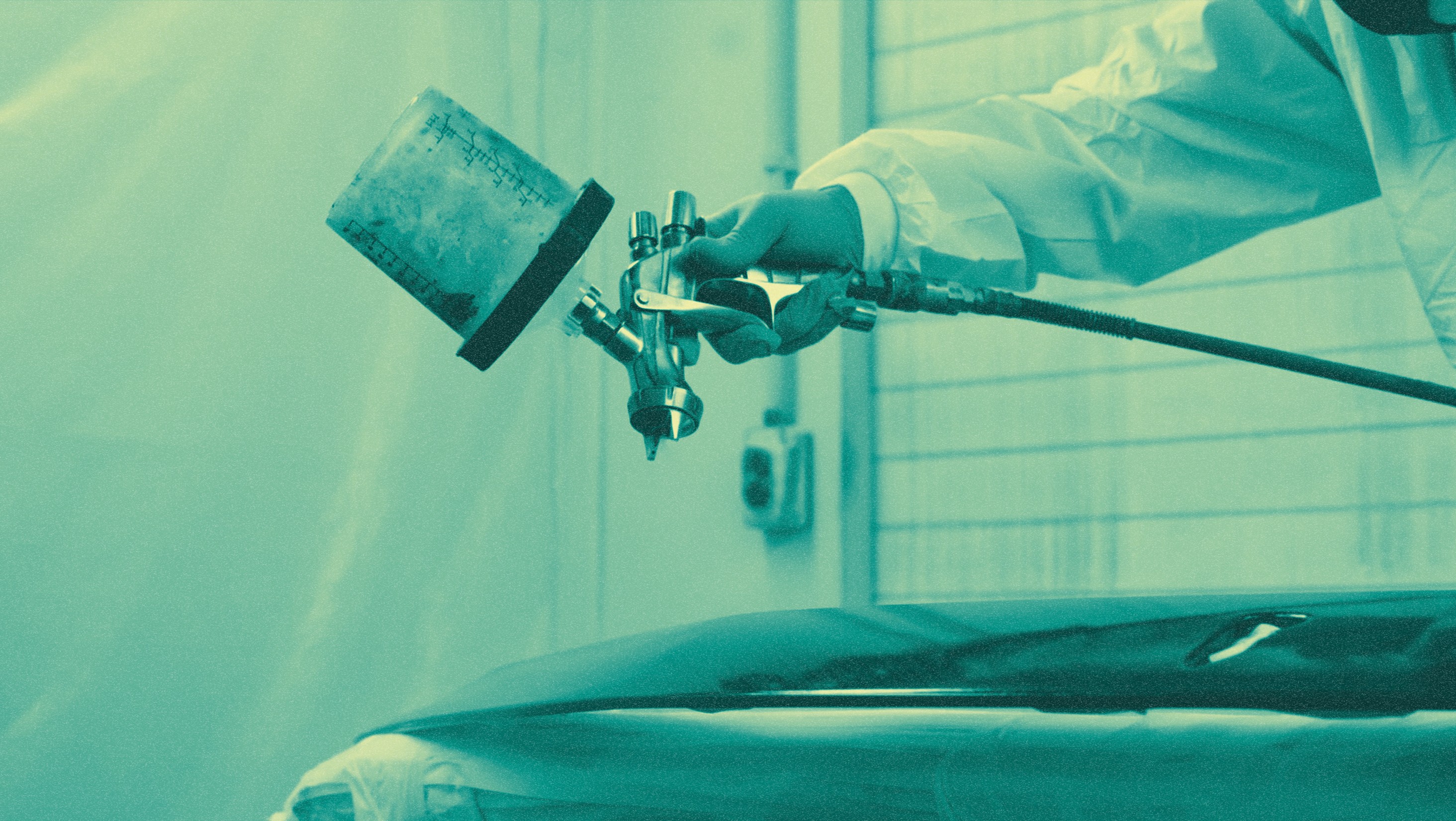 Man working on a laptop