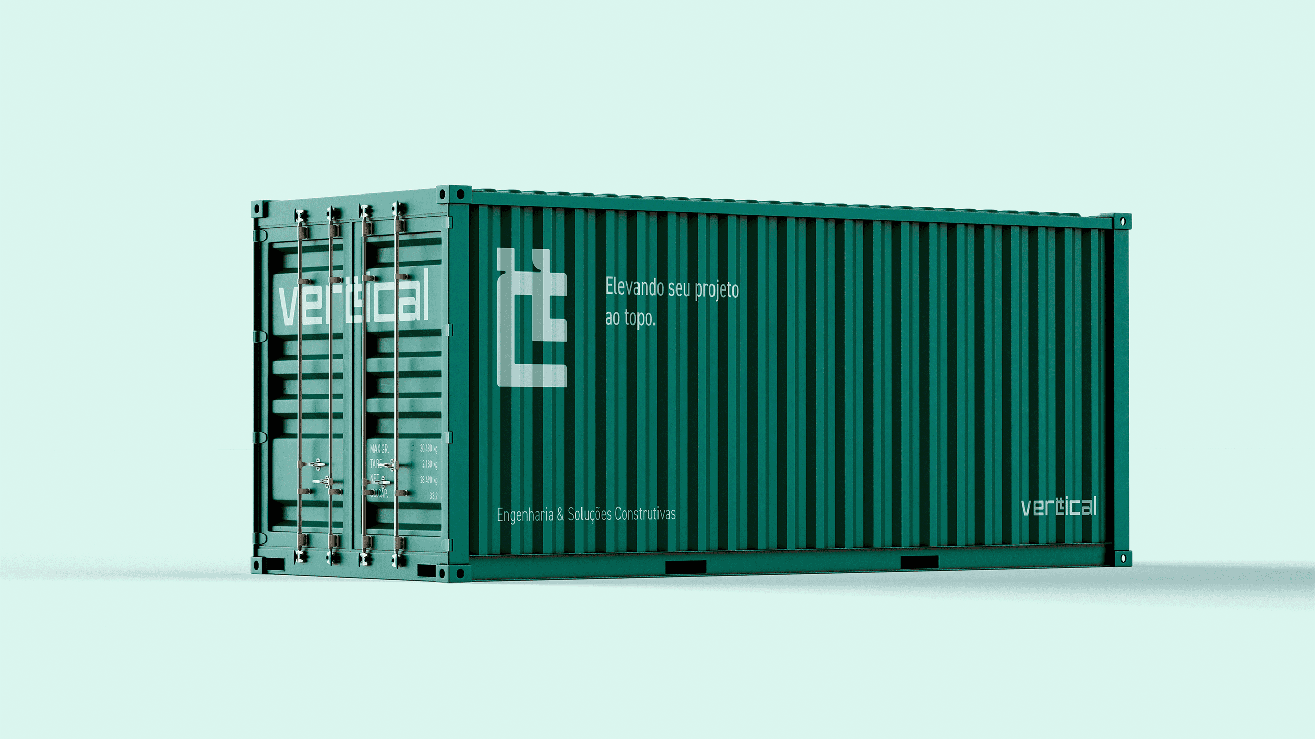 fachada do restaurante Macarrão de Sucesso, no vidro, é possível ver os elementos da identidade visual da marca.