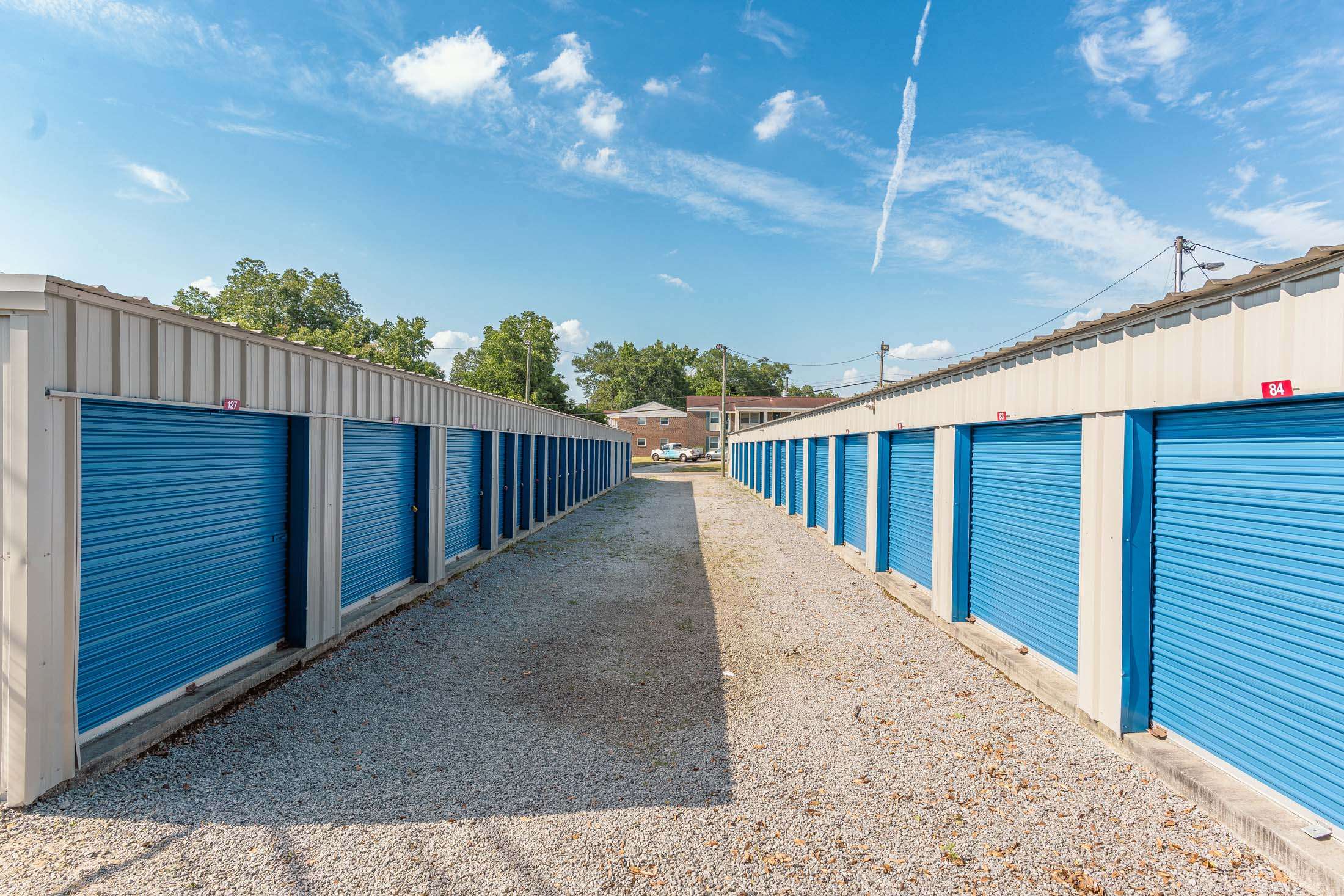 Two men greeting with hand