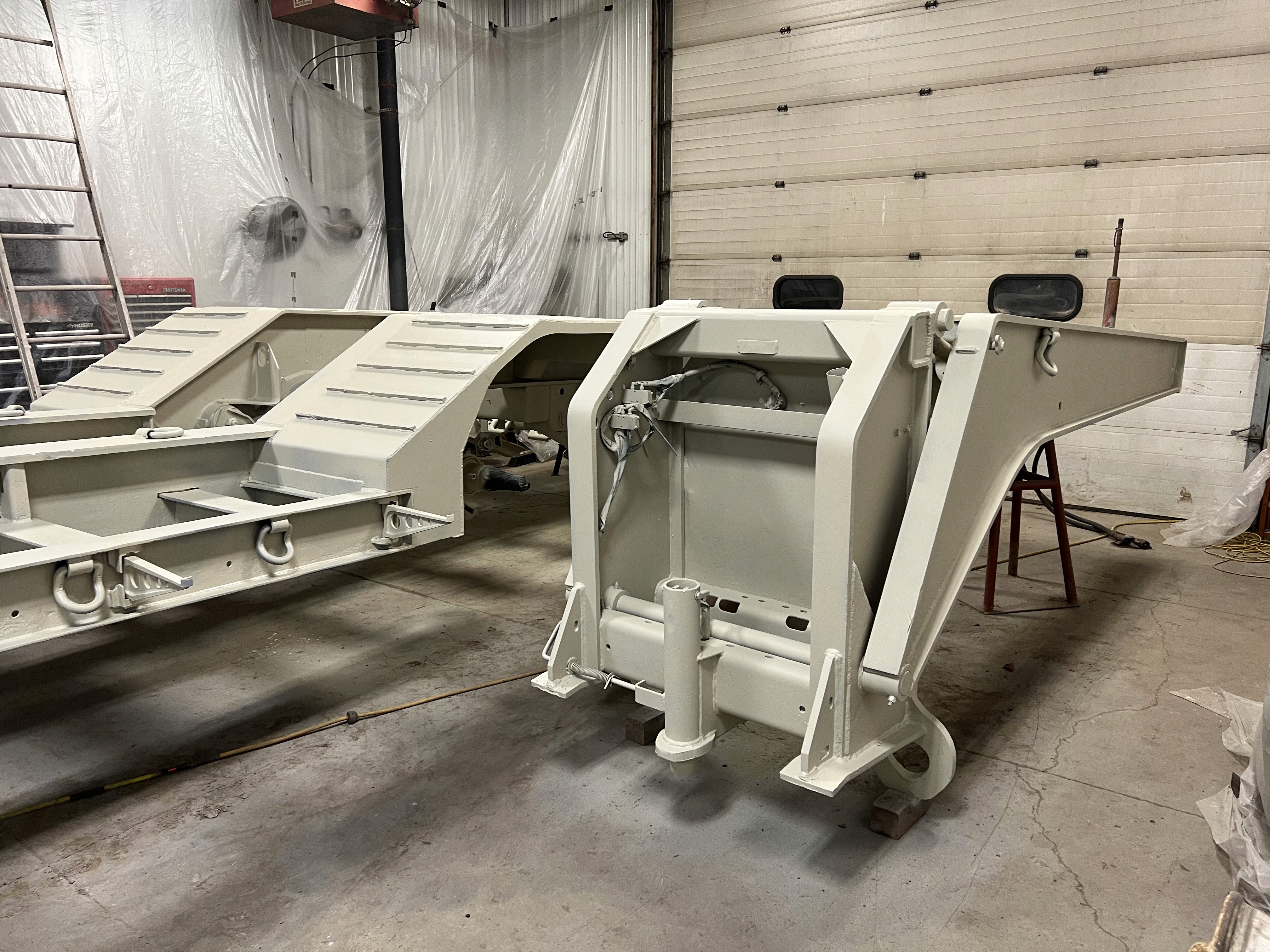 Truck & equipment sandblasting by Rochester Sandblasting