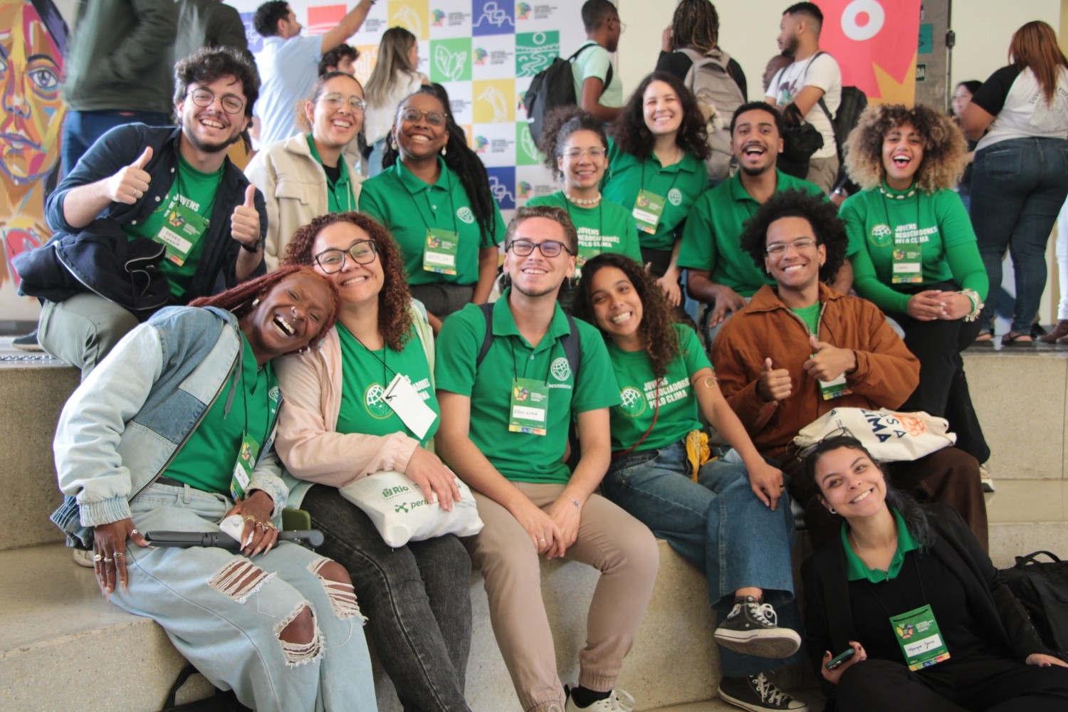 Foto de um grupo de Jovens do JNC