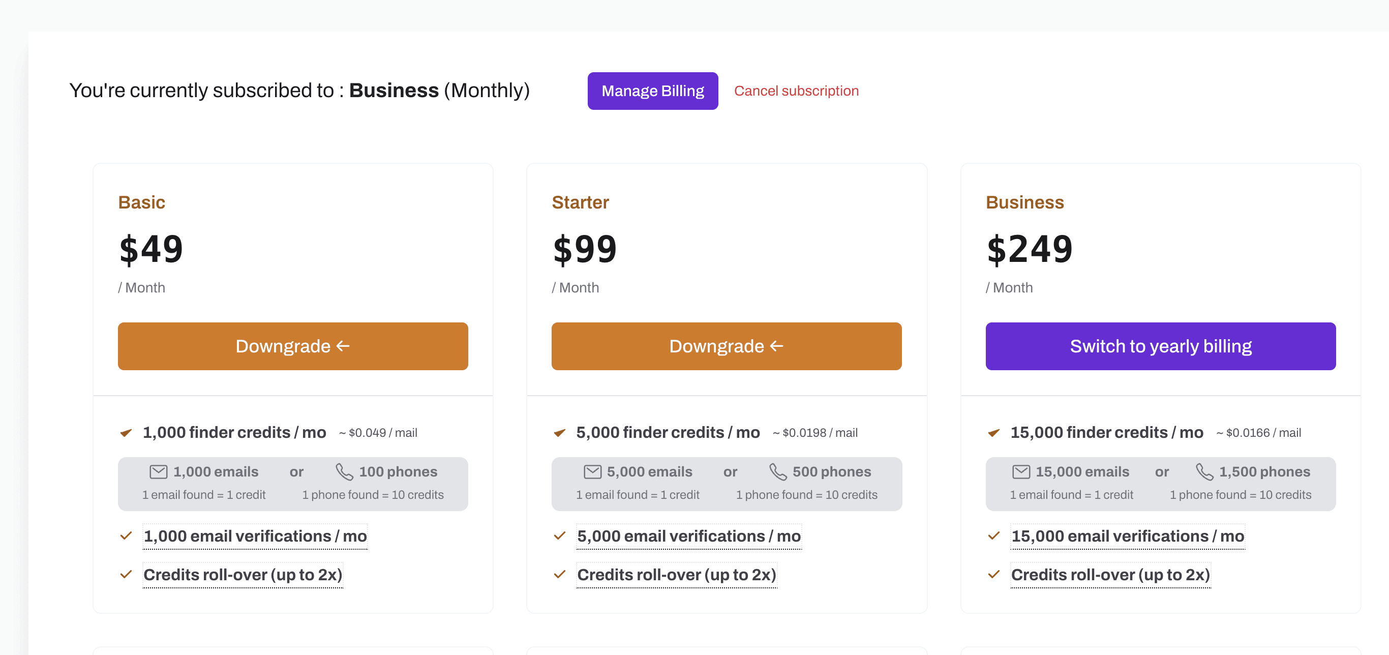 Findymail Review Pricing