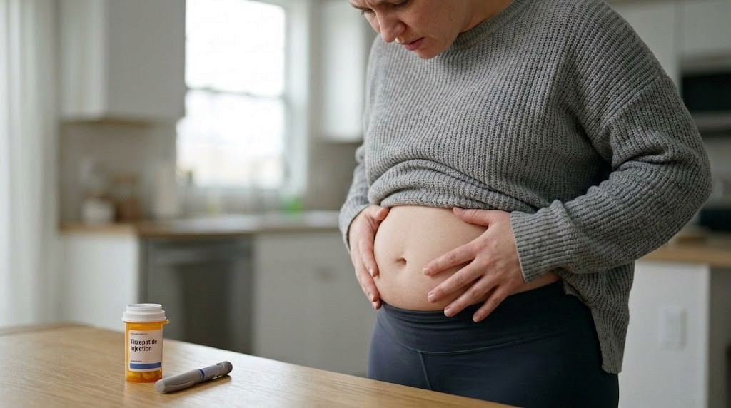 Tirzepatide bloating