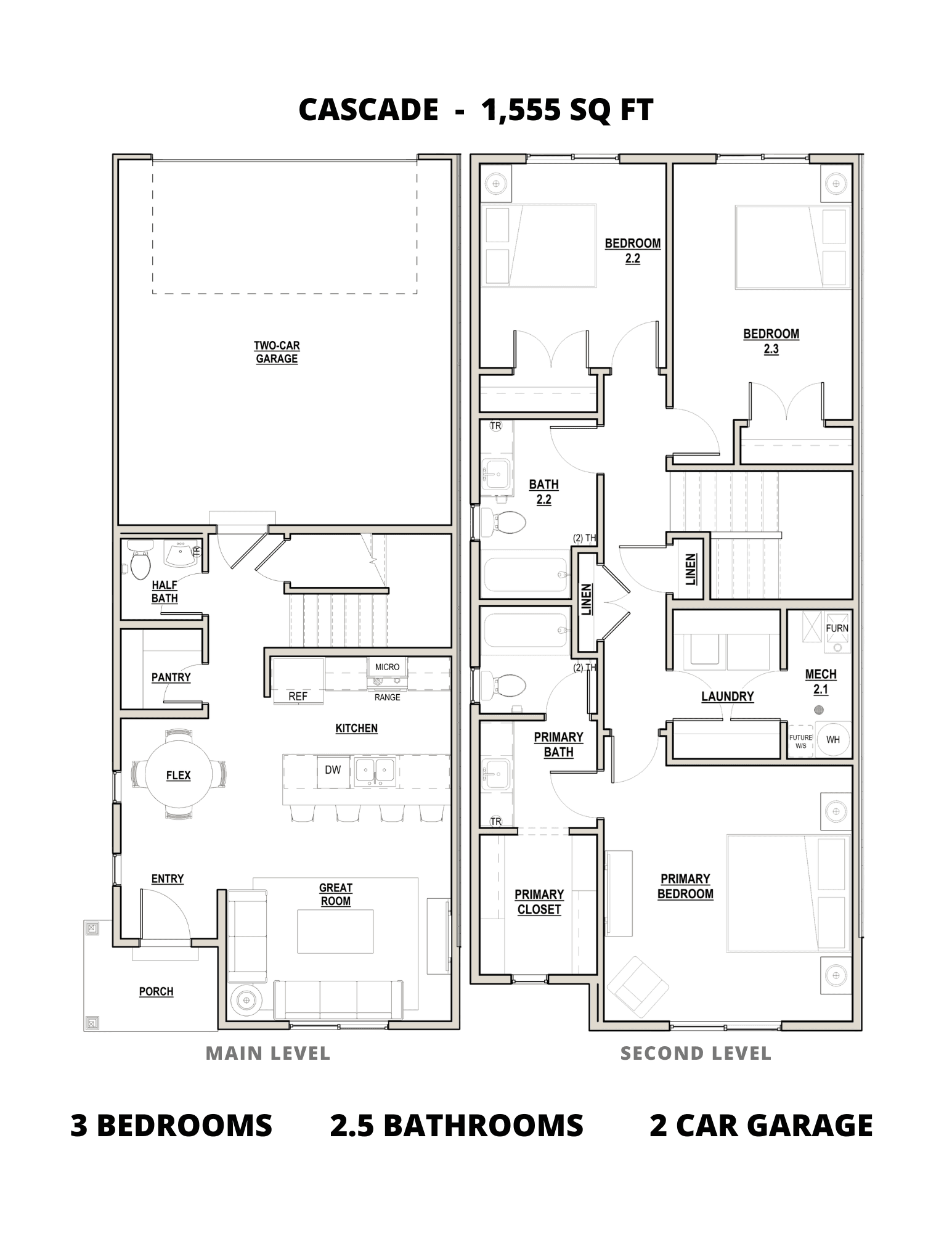 Cascade floor plan 3D tour preview