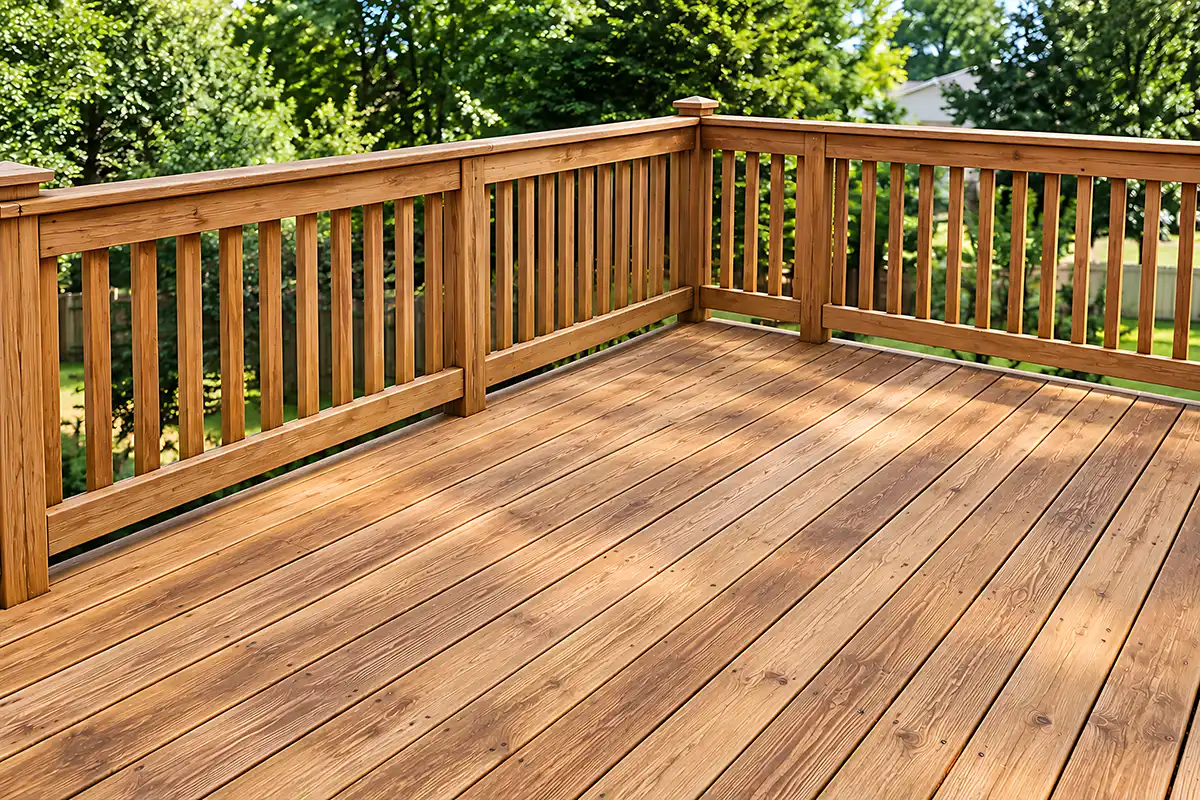 Deck & Fence Cleaning after