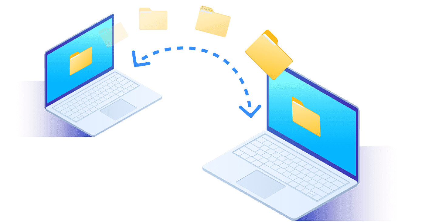 fast and secure large files transfer across OS and device type