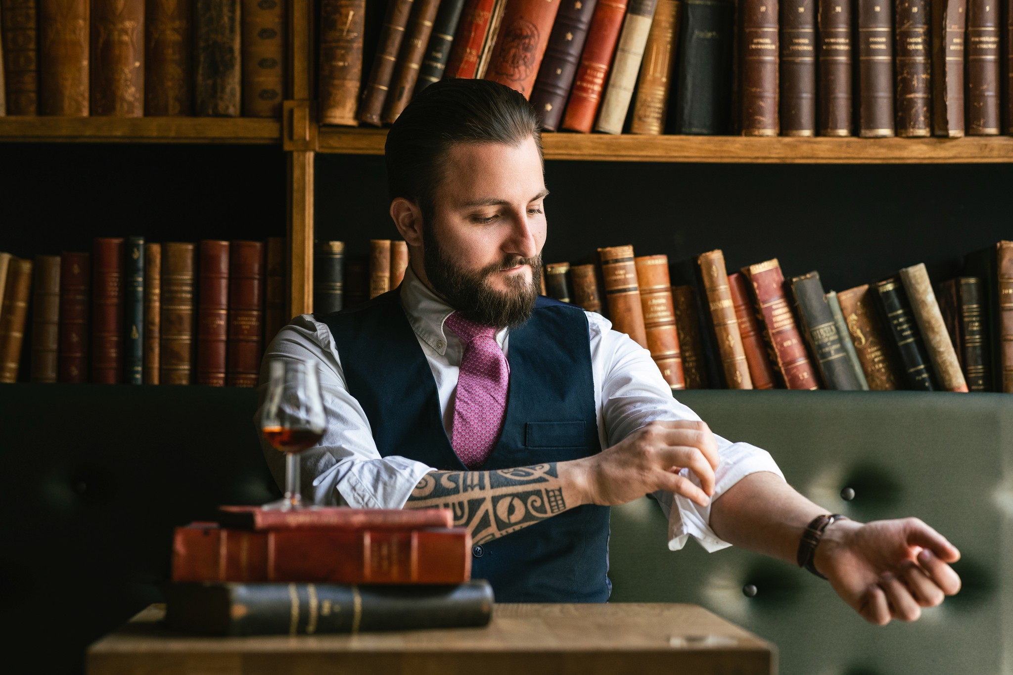 Businessman at work