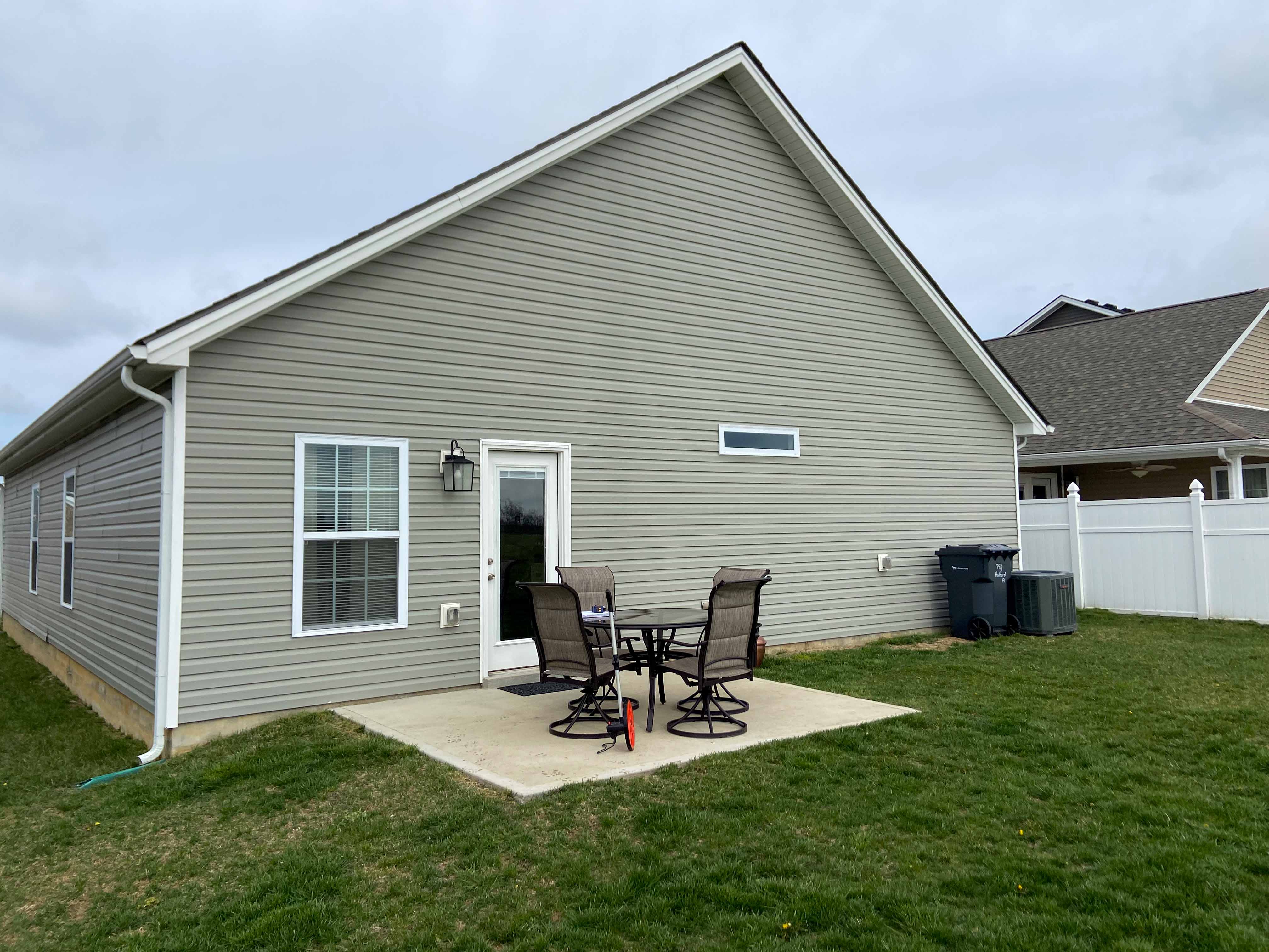 before photo of an addition