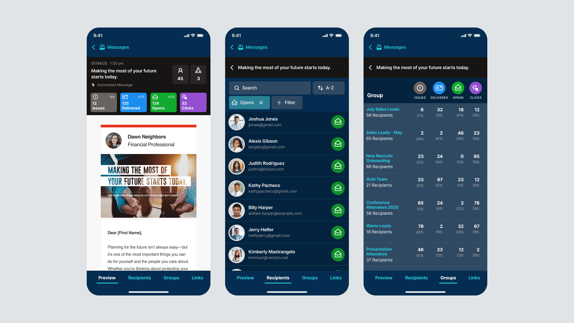 Agents were often out of the office, and the mobile app wasn't keeping up with how they actually worked. I worked with the tech team to expand the performance information available in the app so agents could track how their content was performing without needing to sit down at a desktop. A small change that made the data feel relevant to how they lived their day.
