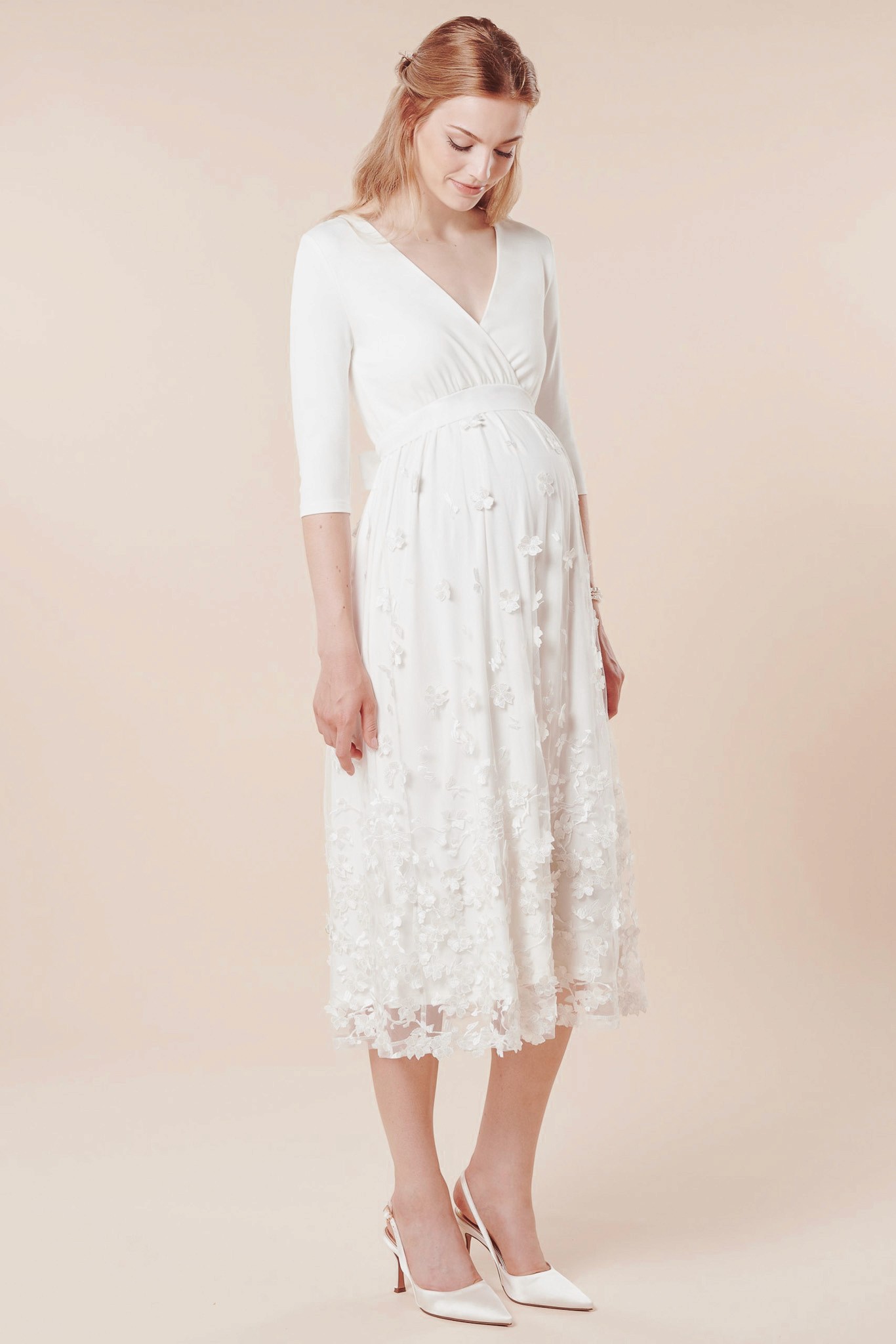 Brautkleid für Schwangere standesamtlich