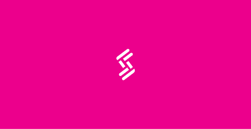 The Storylane logo on a pink background
