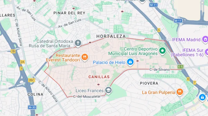 Localización Canillas