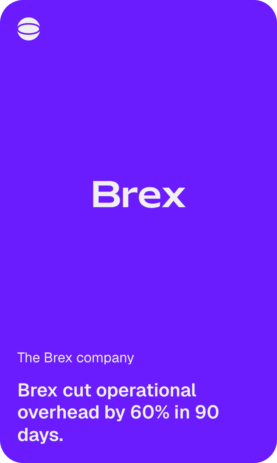 Portrait image 1 for the customer story of brex
