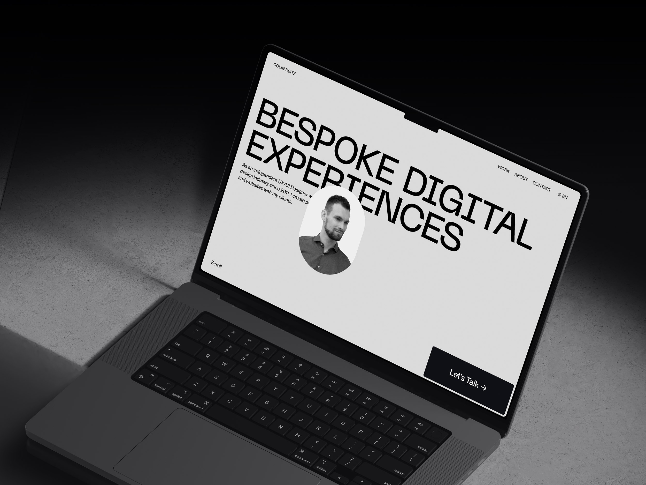 Cover image of Colin Reitz website and design portfolio.