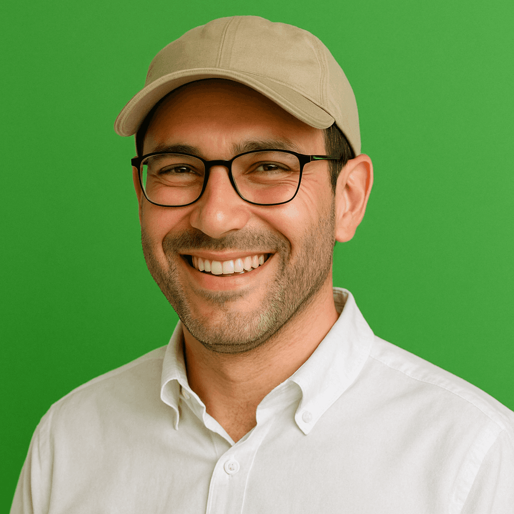 man standing in front of window