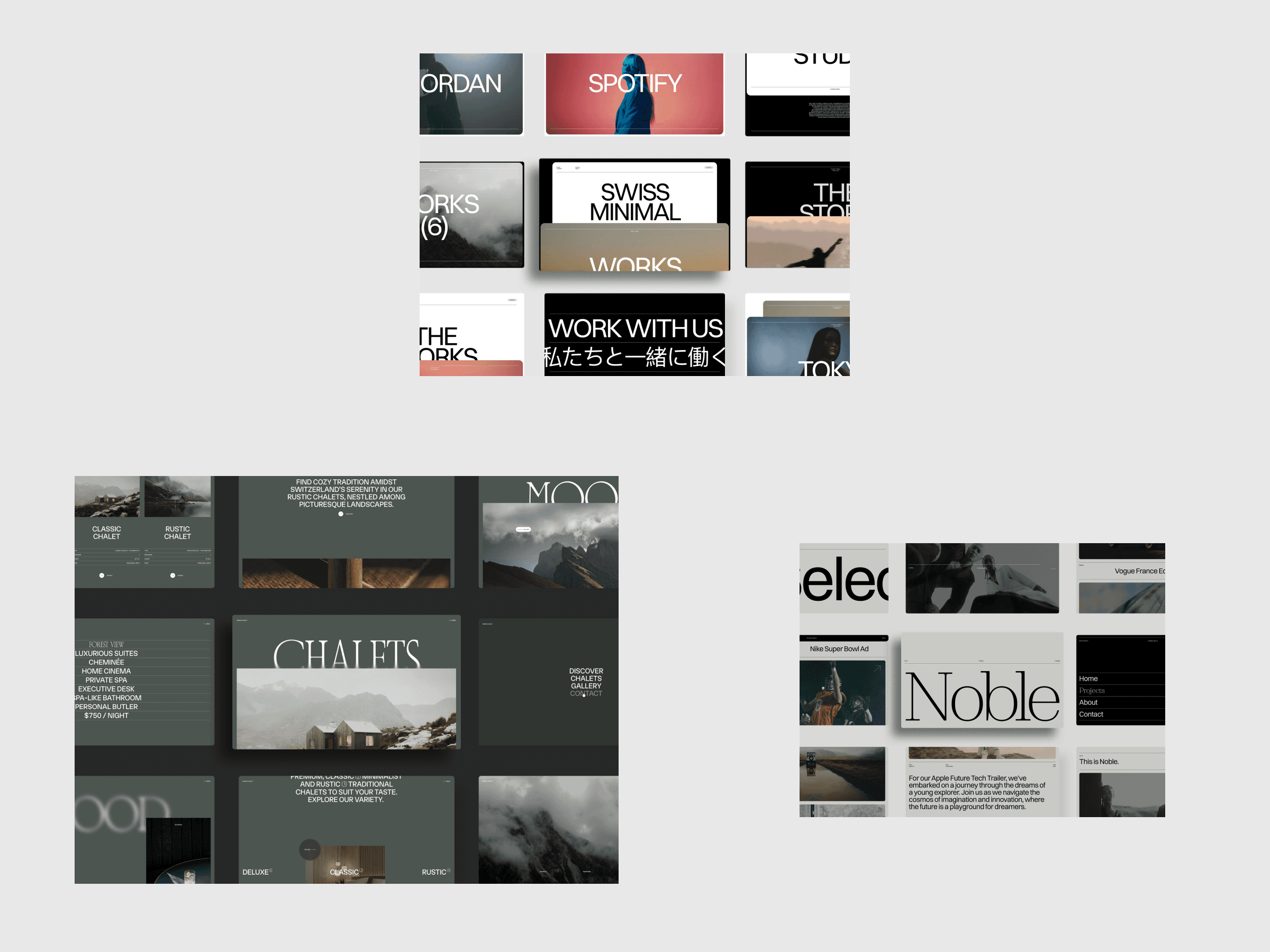 Swiss Mono: Mockup of Desktop View