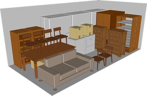 Large storage unit contents