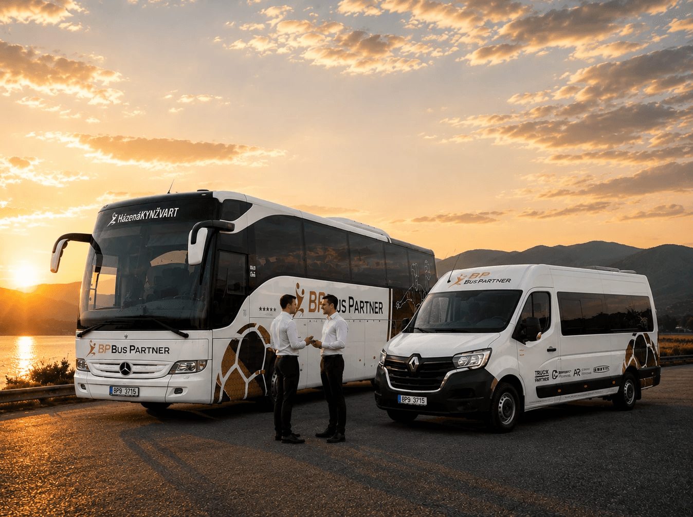 Coach bus for corporate transport