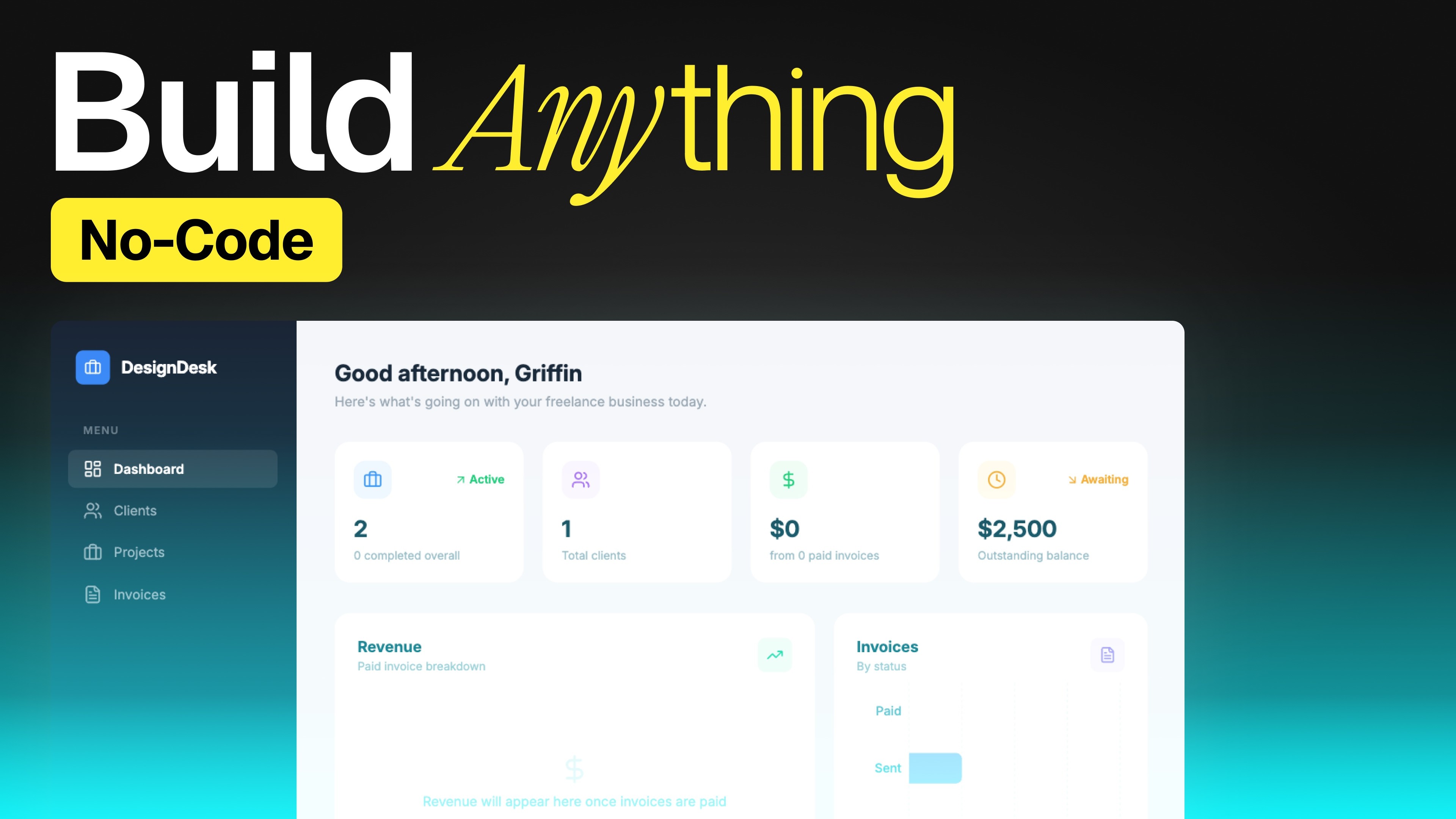 Anything AI App Builder review -- building a full-stack app as a designer