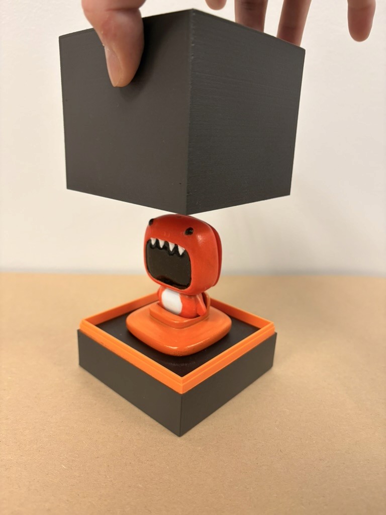 3D-printed physical mockup of the Oscar device