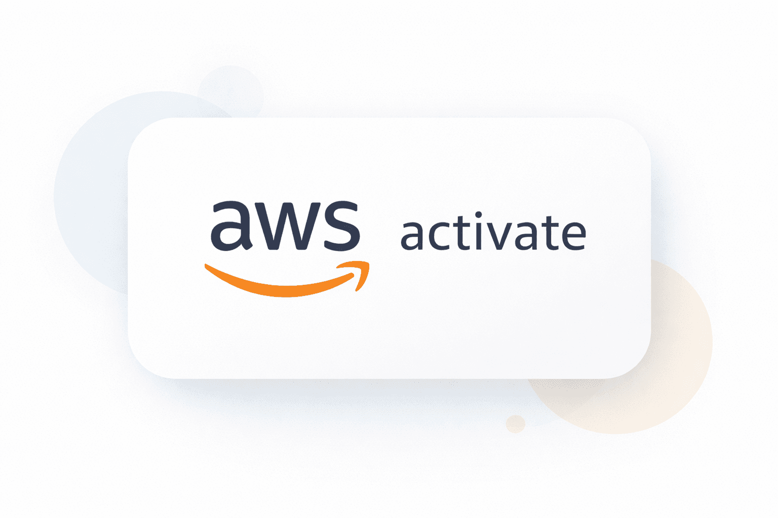 AWS Activate Startup Credit Program