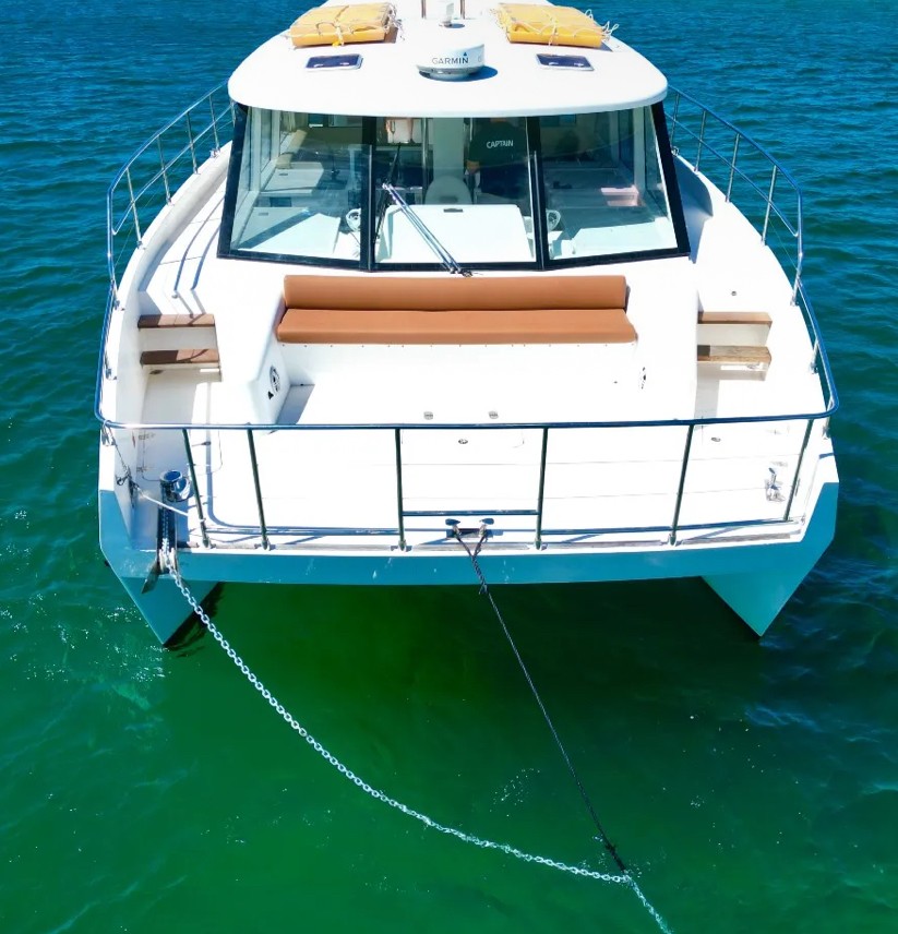 Yacht on water