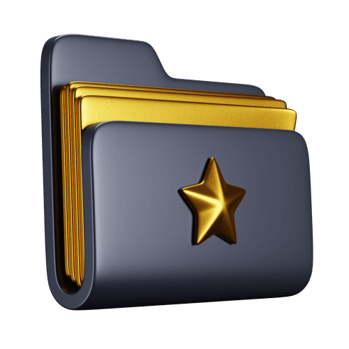 A smartphone with a black case is displayed vertically on a wooden stand against a black background. The screen shows a gradient from blue to yellow.