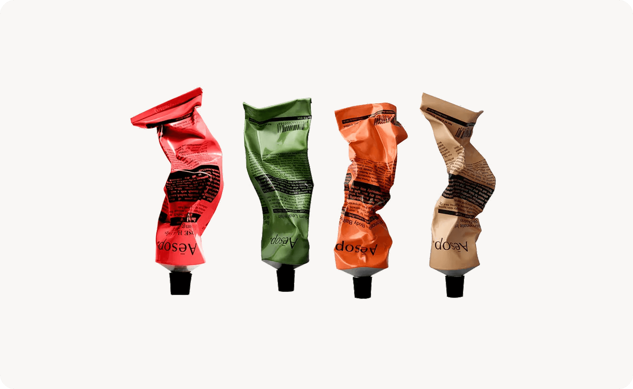 Aesop packaging design