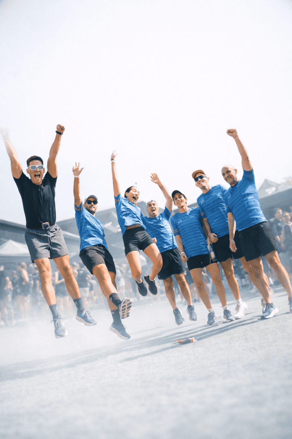Extreme close-up black and white photograph of a human eye