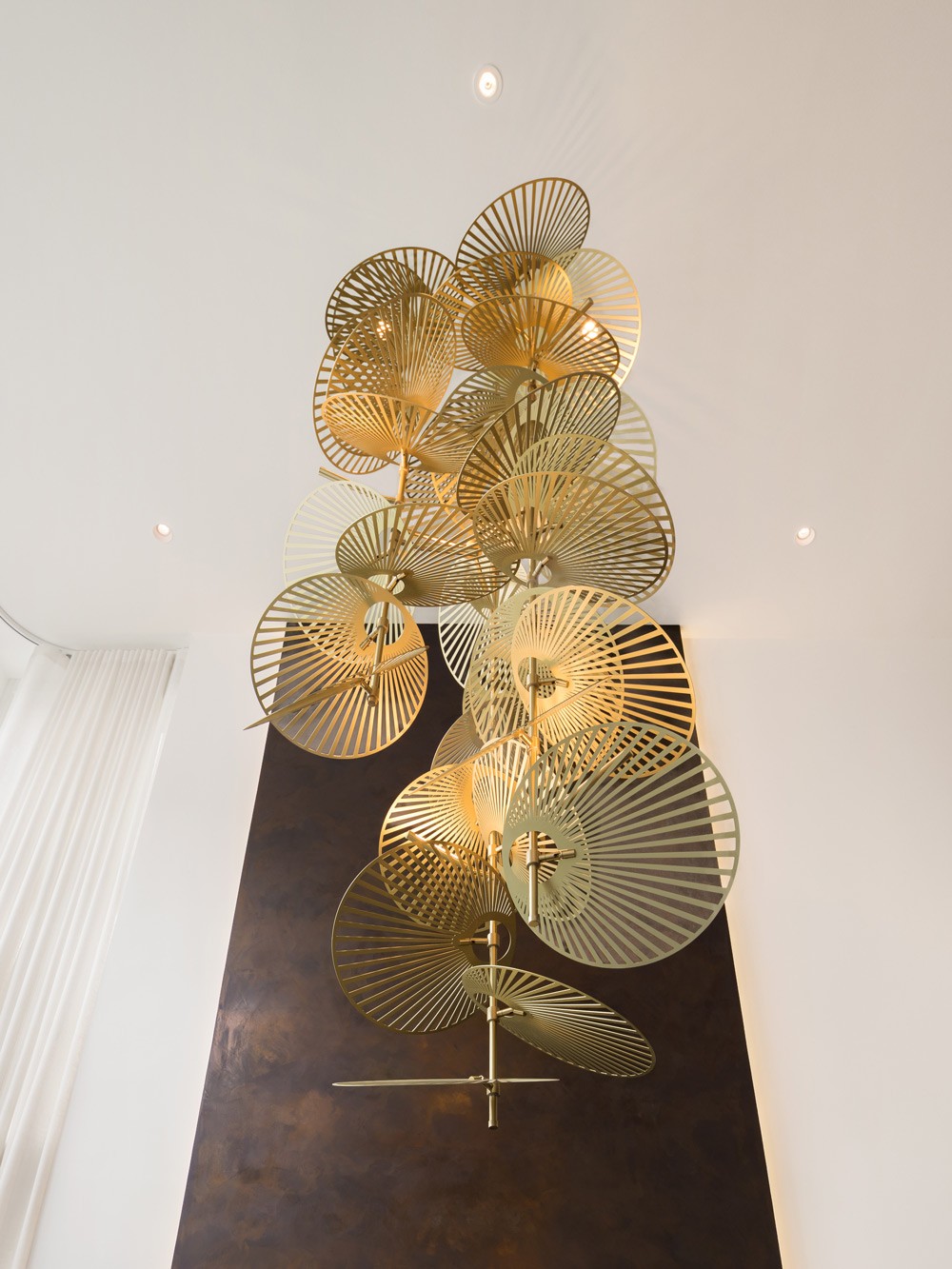 Leaf lighting installation London