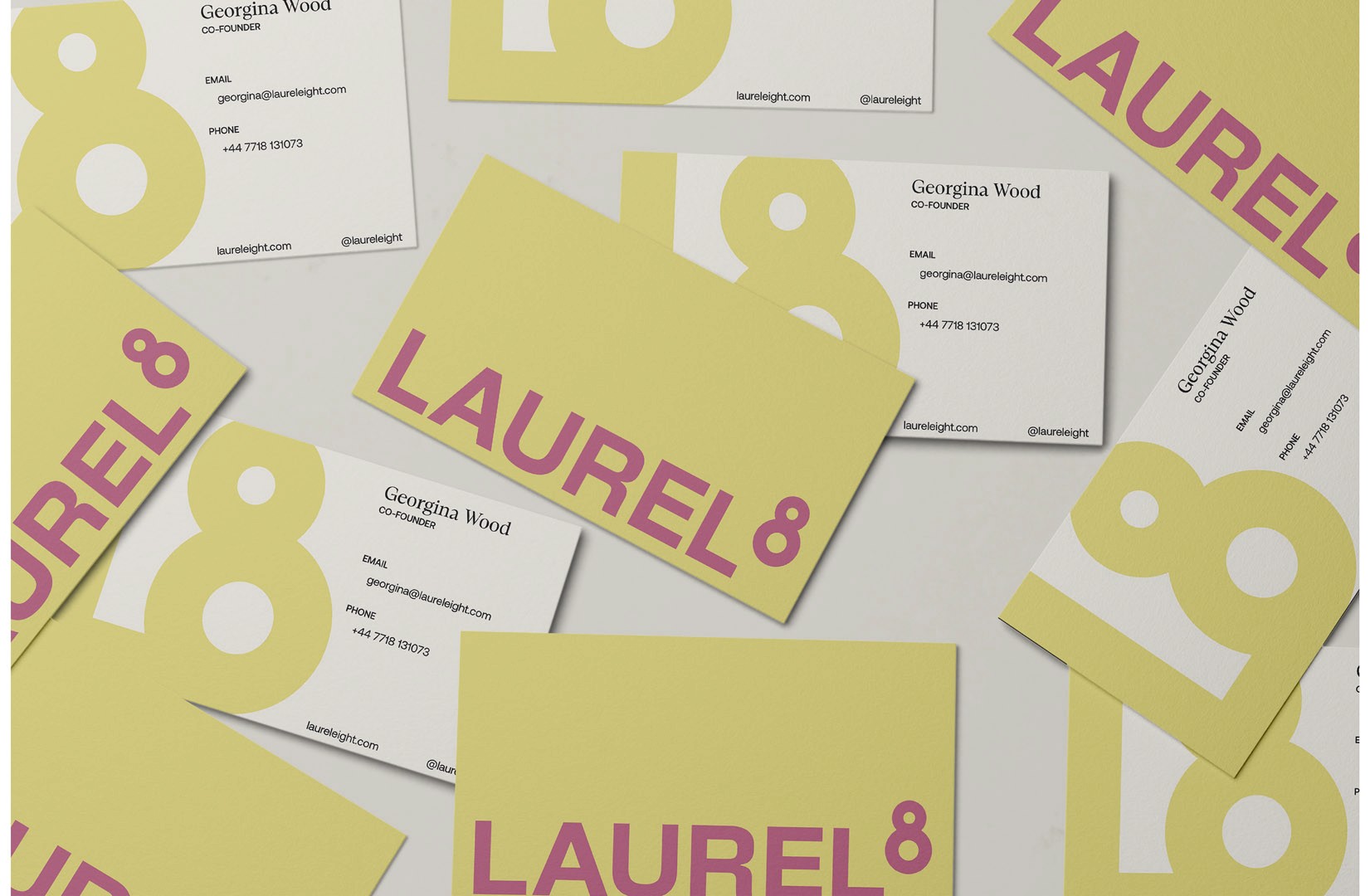 Laurel Eight business cards