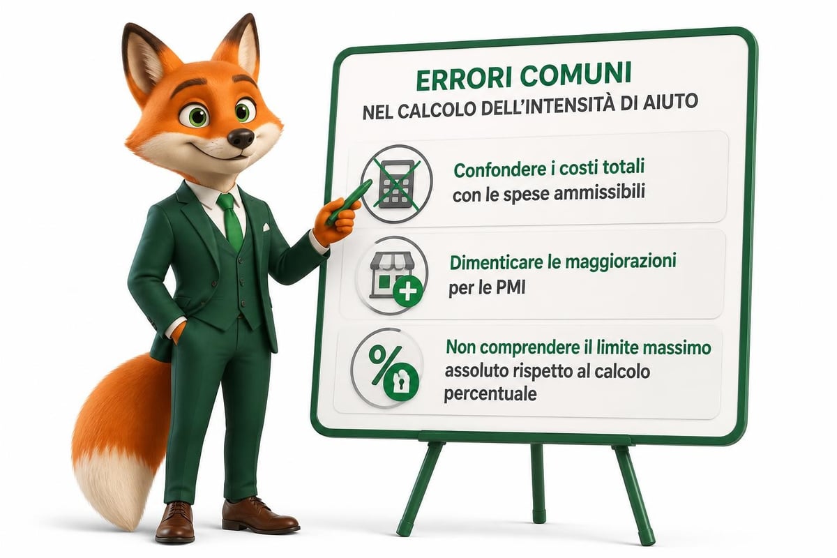 Errori comuni calcolo intensità