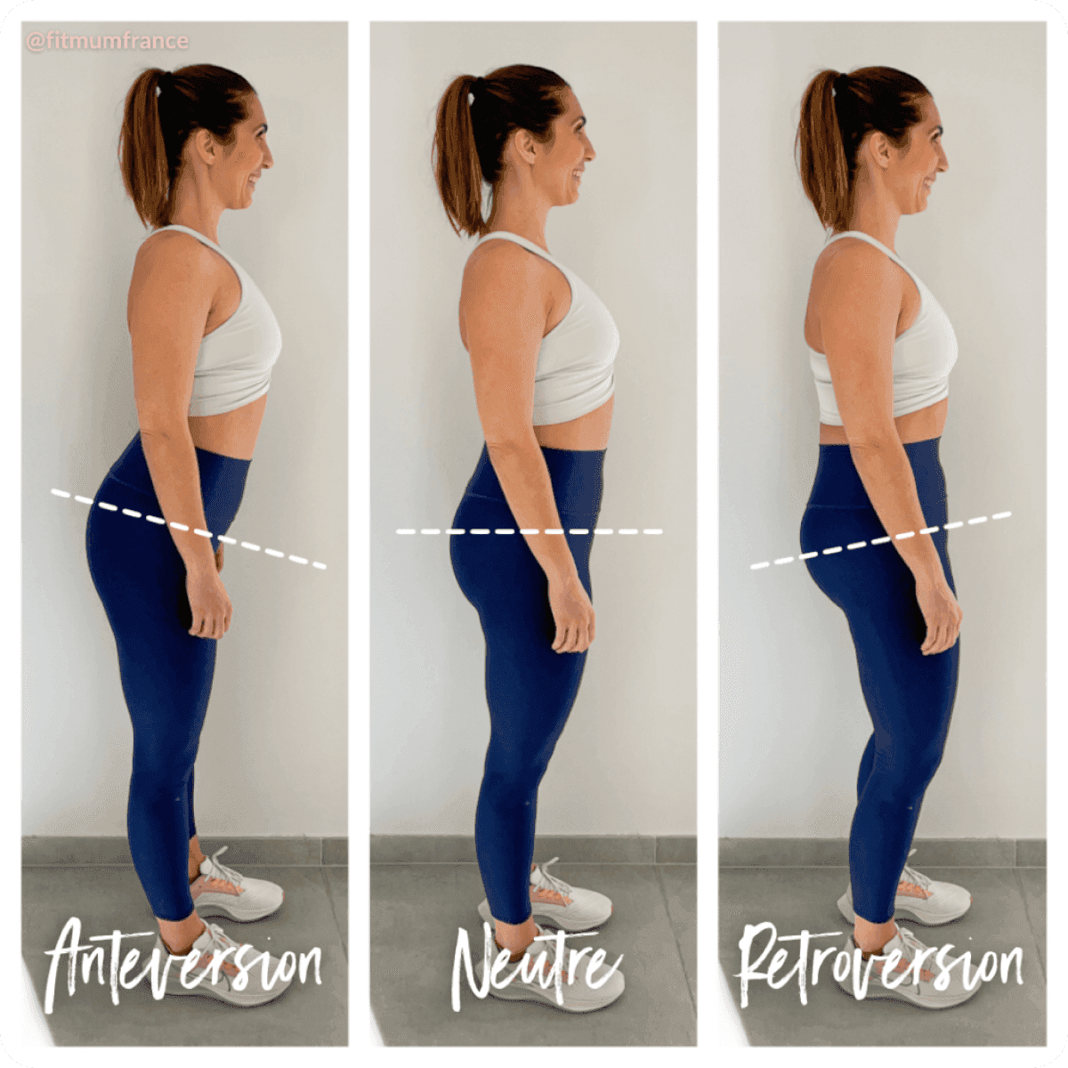 Position neutre en Pilates