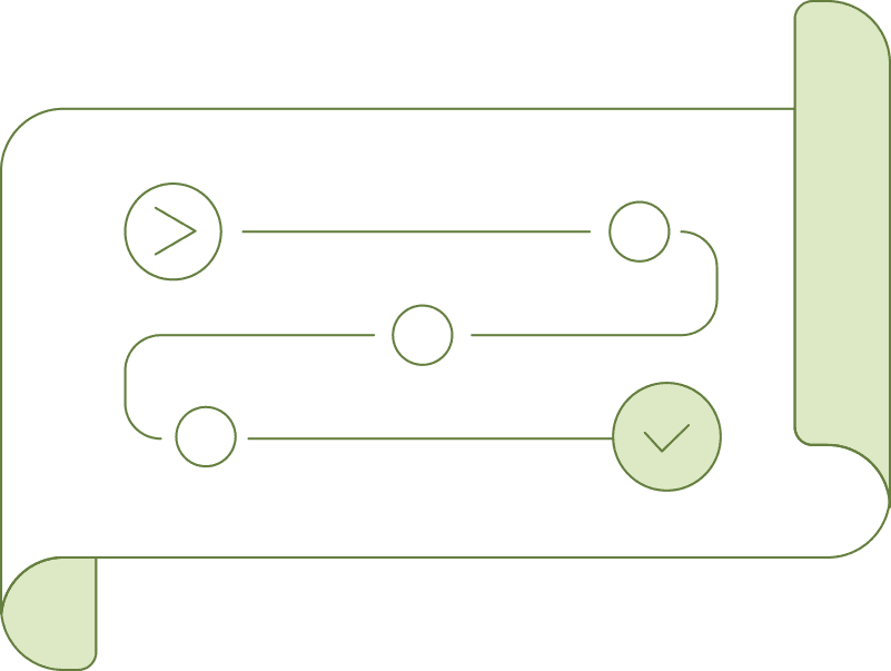 Strategy icon representing goal-oriented communication design