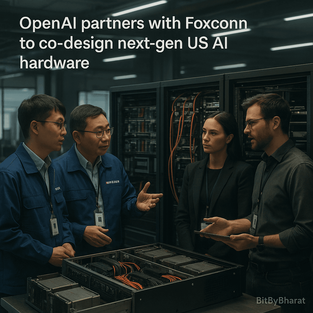 OpenAI partners with Foxconn to co-design next-gen US AI hardware