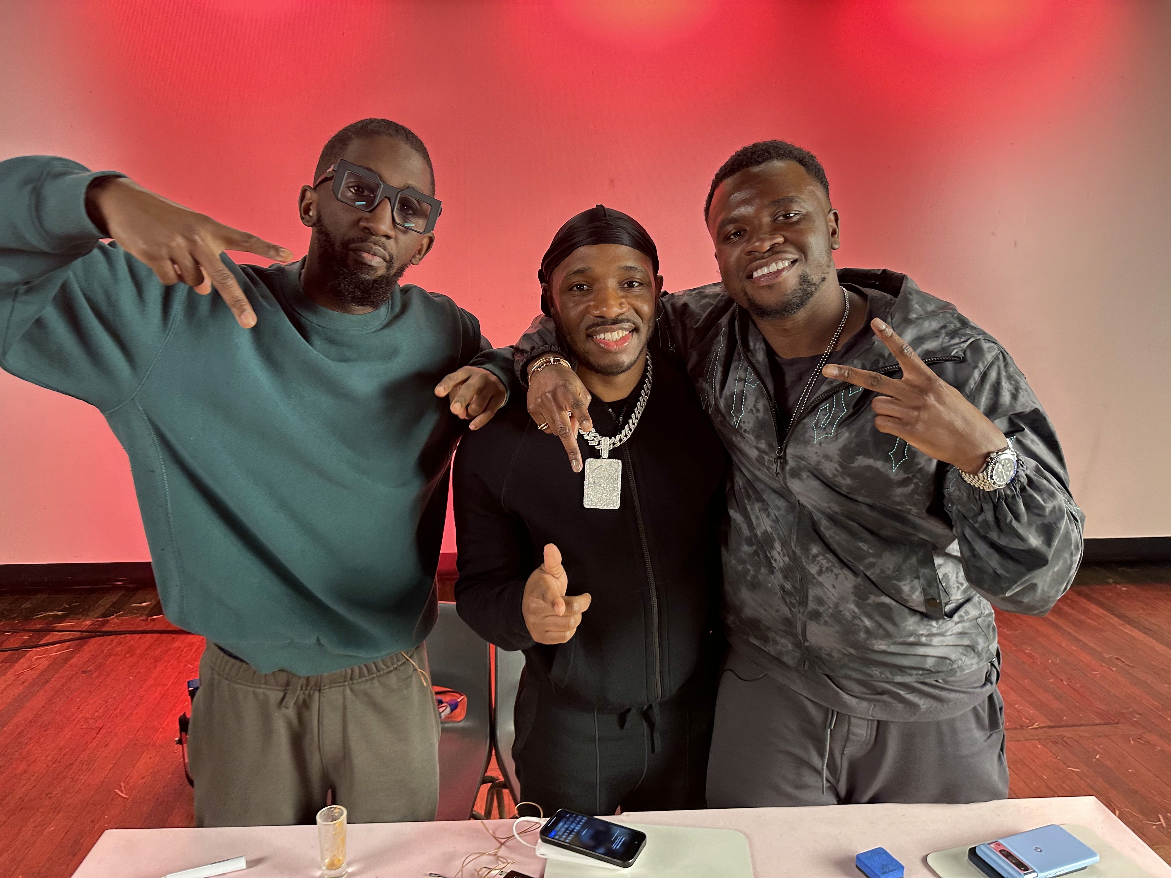 Specs, Konan, and Michael Dapaah