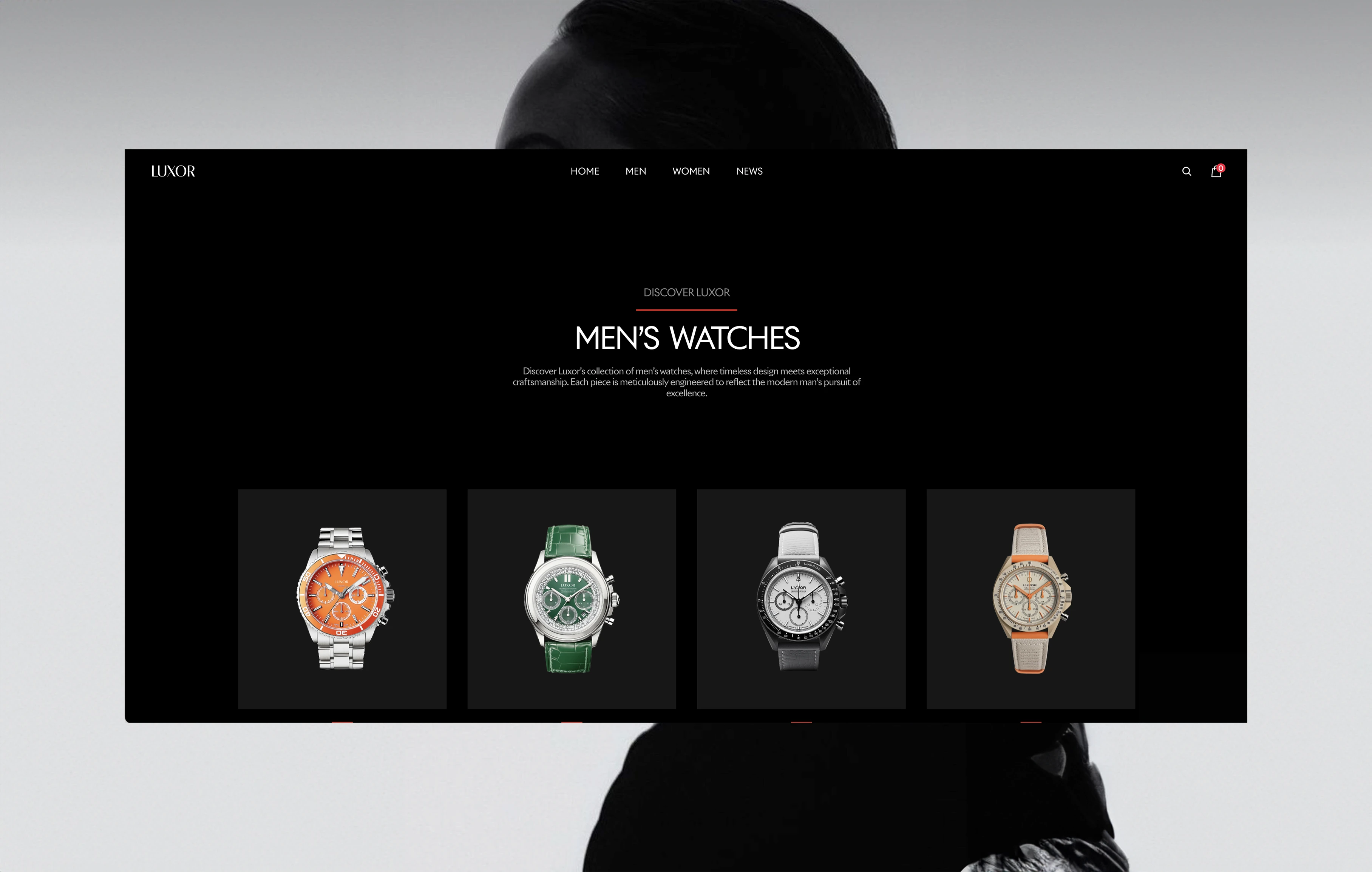 Framer E-commerce Watch Template