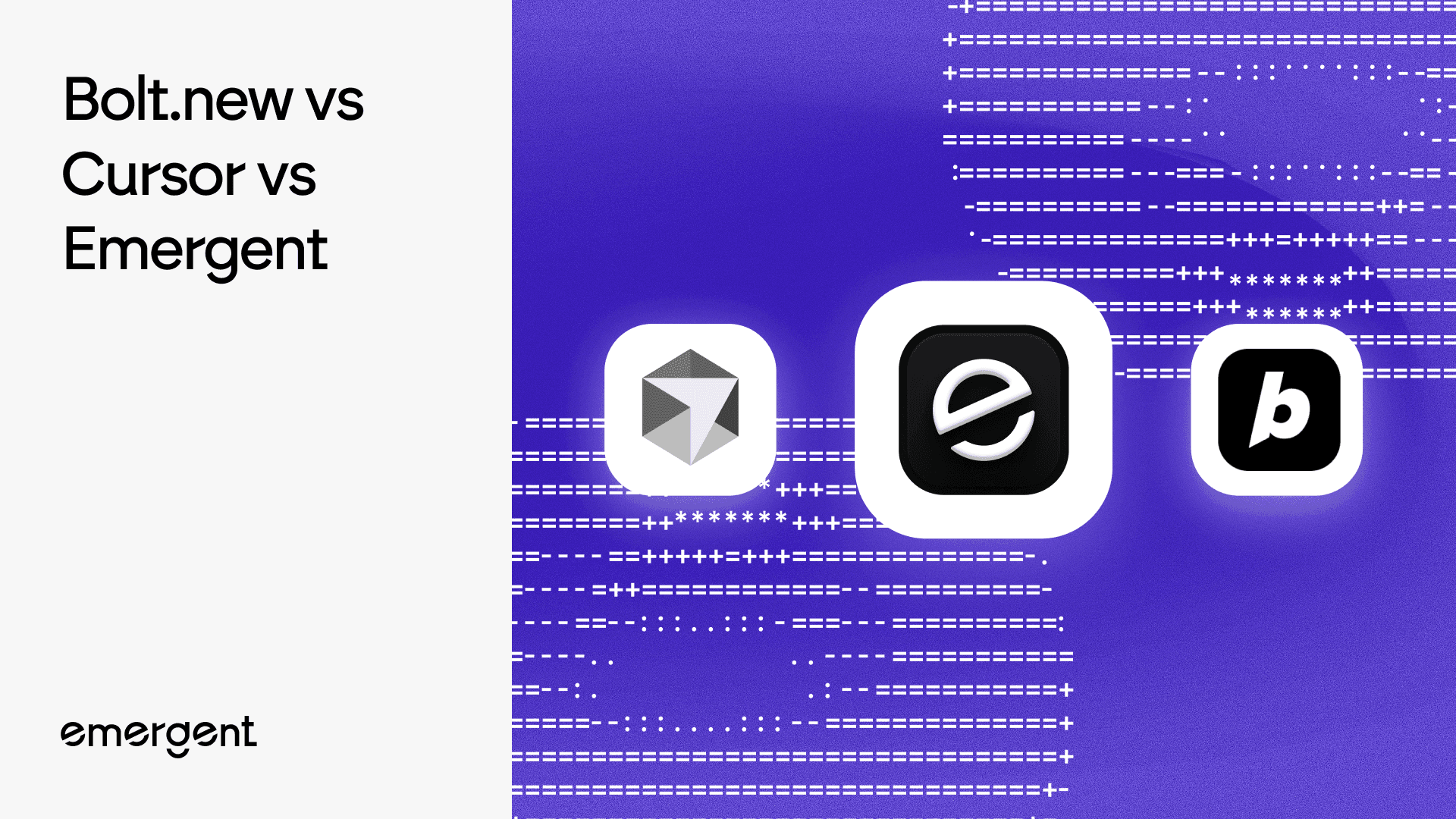 bolt-new-vs-cursor-vs-emergent