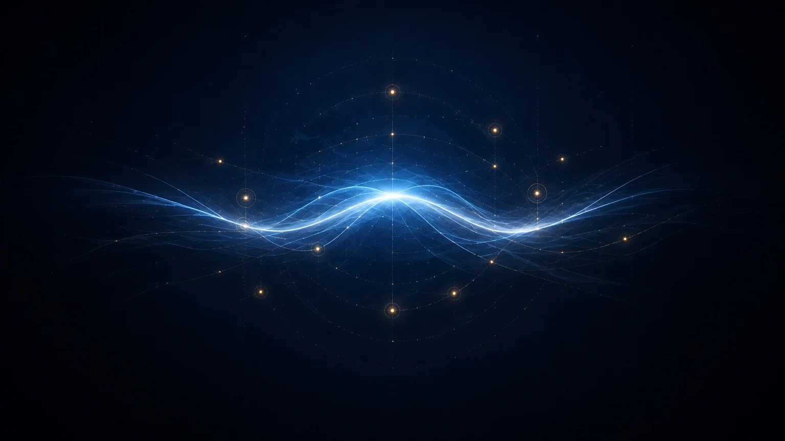 Abstract bright song shape before sound becomes production
