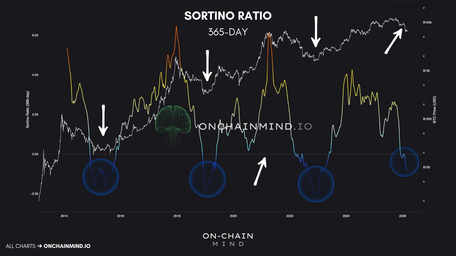 Bitcoin 365D Sortino Ratio