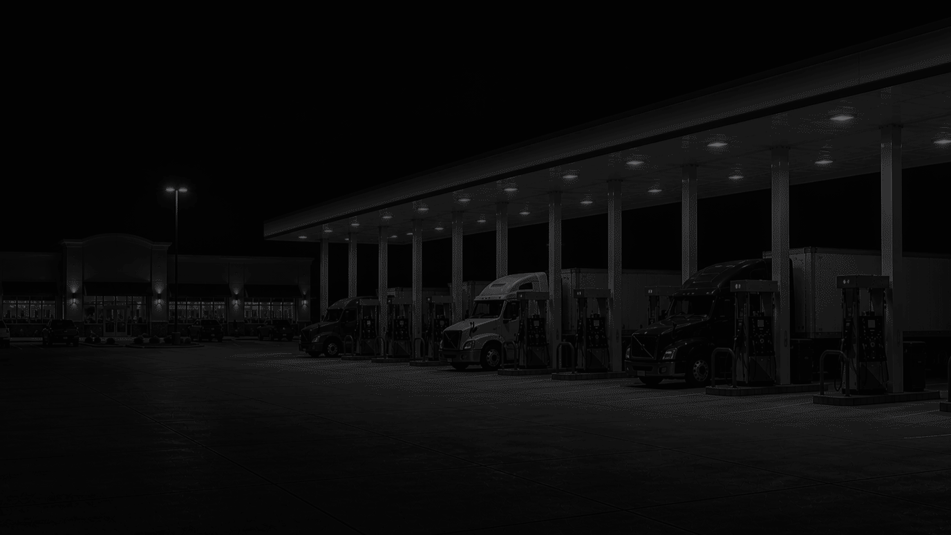 TruckSmarter x TCS Fuel announcement video with chat-interface examples of questions carriers can ask Dispatch for real-time fuel data insights
