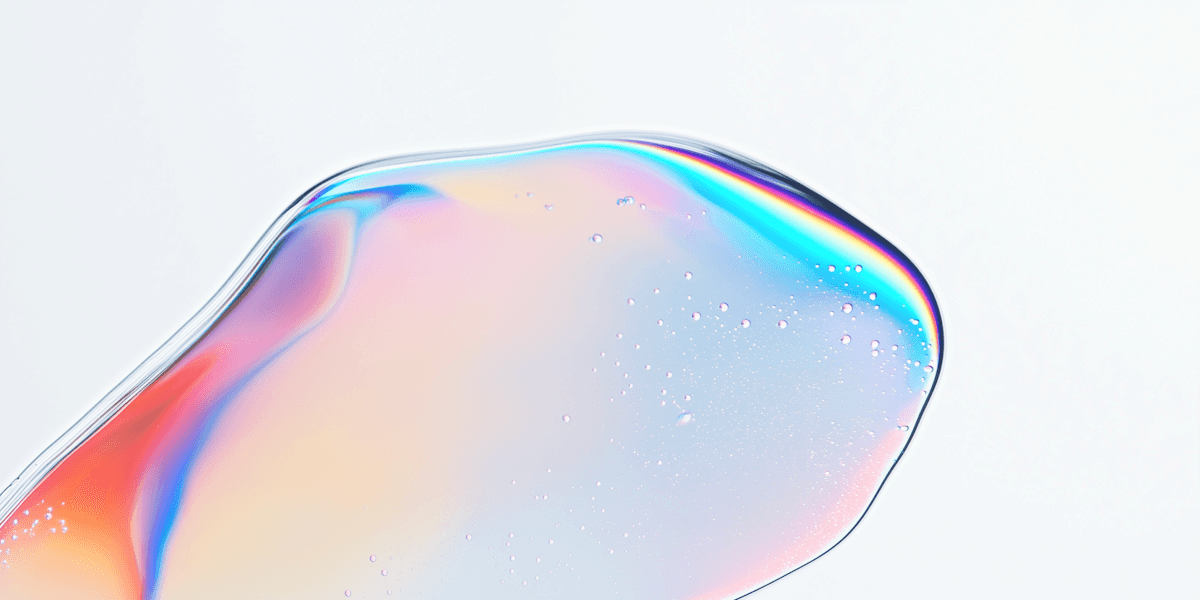 A drop of liquid on a gridded surface.