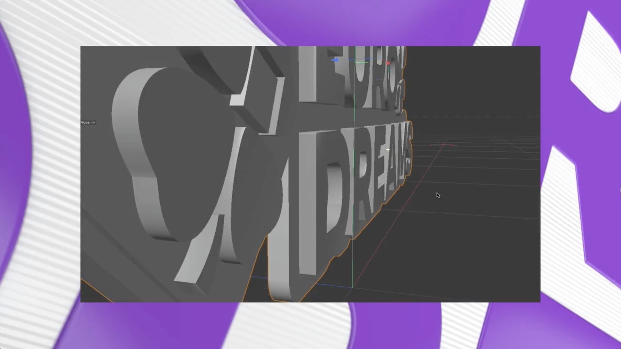 3D assets production of the Intro, with Eurodreams' official logo, animated.