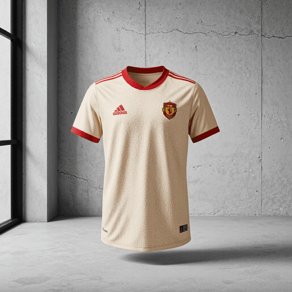 product photography of a sports jersey