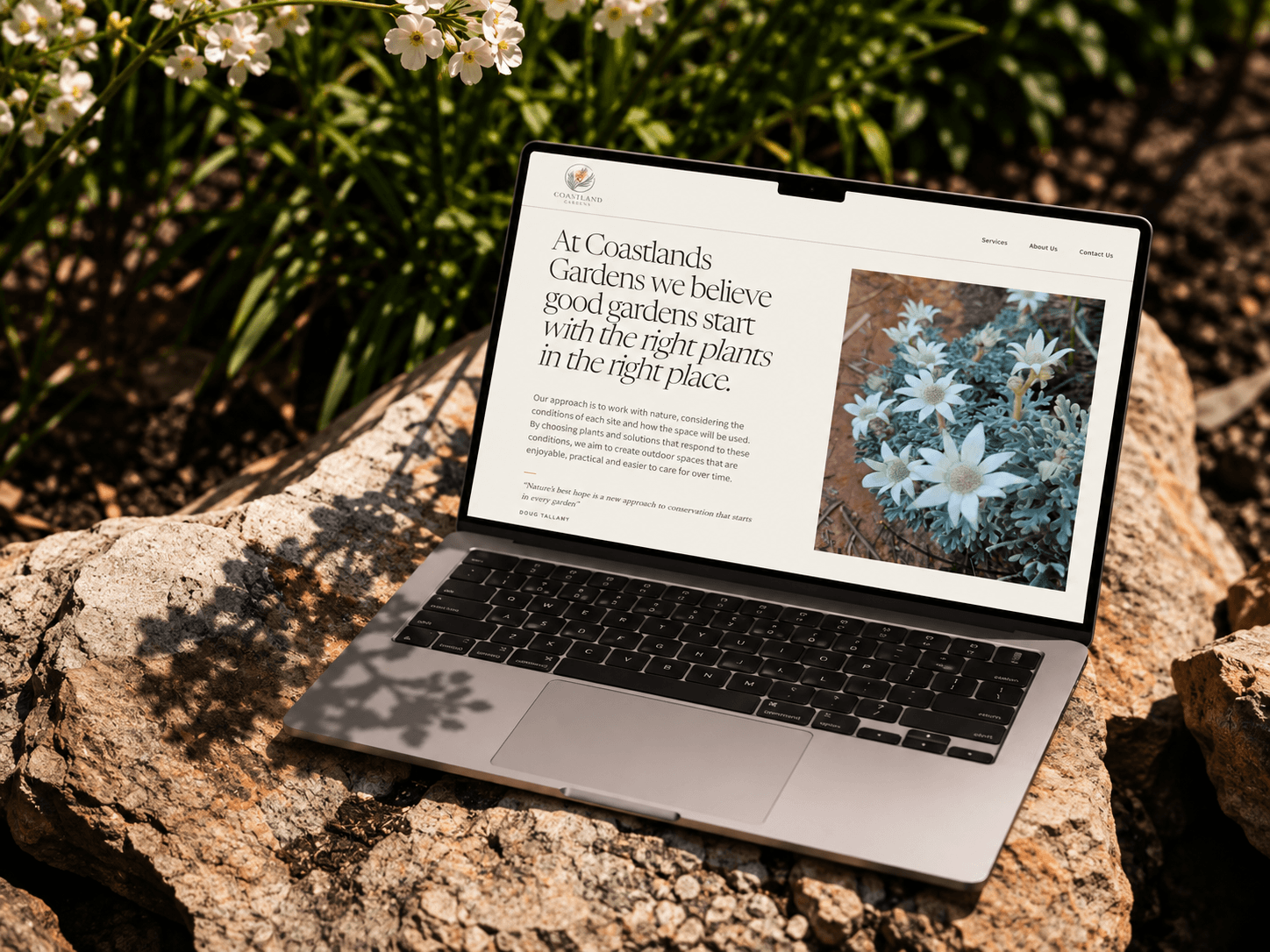 Website design and Implementation UX UI design for Coastland Gardens