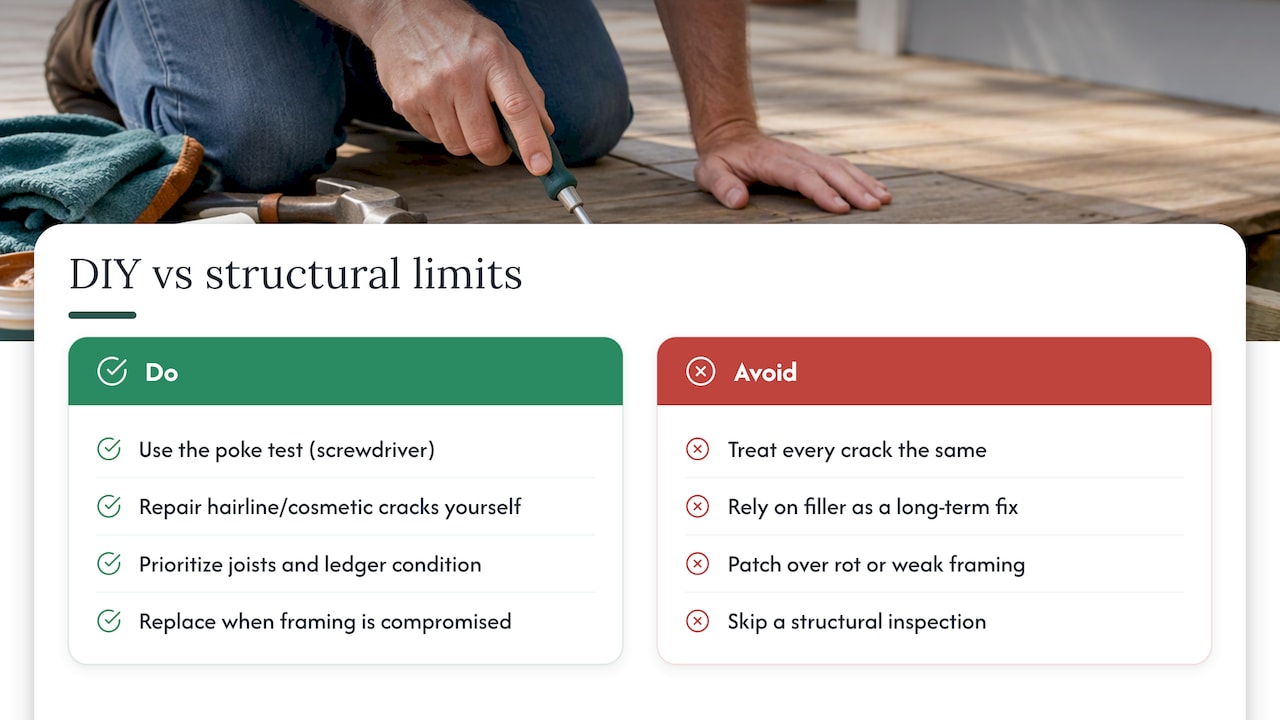 Our take: DIY confidently, but set a hard line on structure — overview diagram