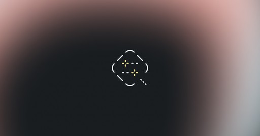 a magnifying glass icon signifying search on a dark background with a light gradient around the edges