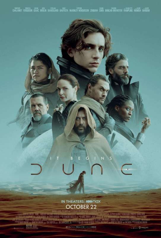 Poster for the 2021 film Dune