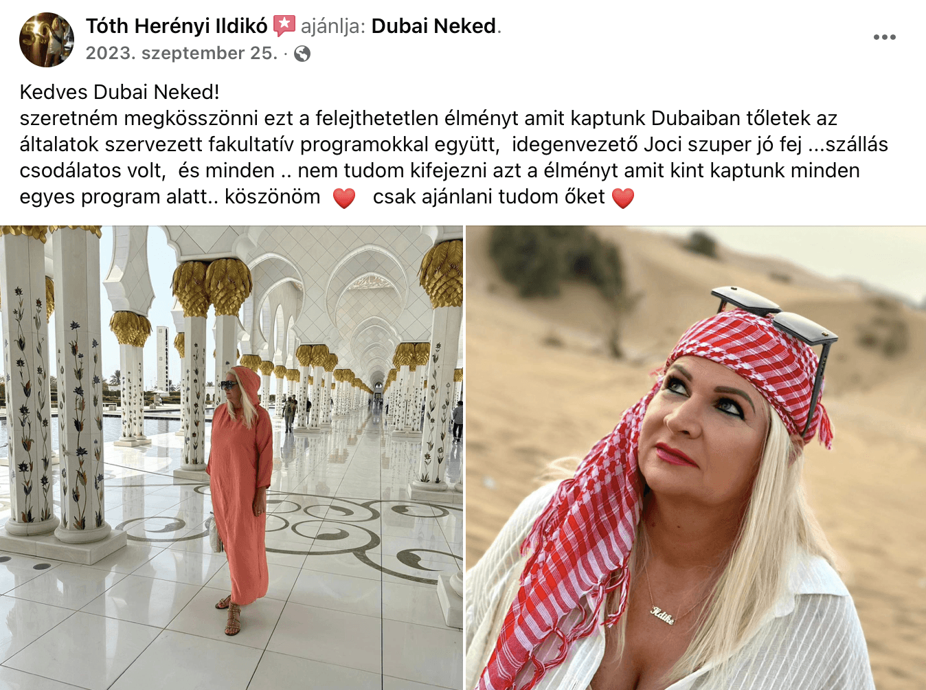 dubai utazás dubaineked vélemények