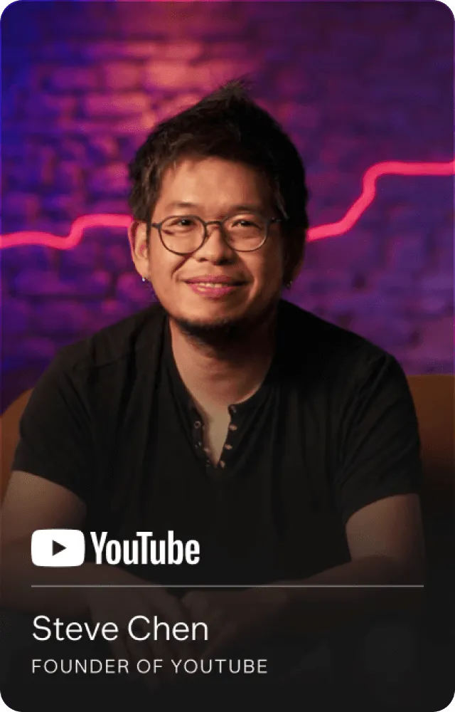 Steve Chen, Founder of Youtube